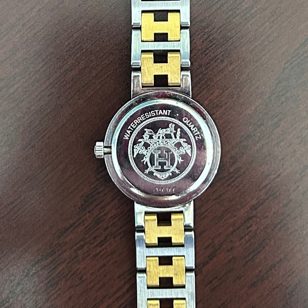 Hermes Clipper Watch w/coa - Picture 3 of 5
